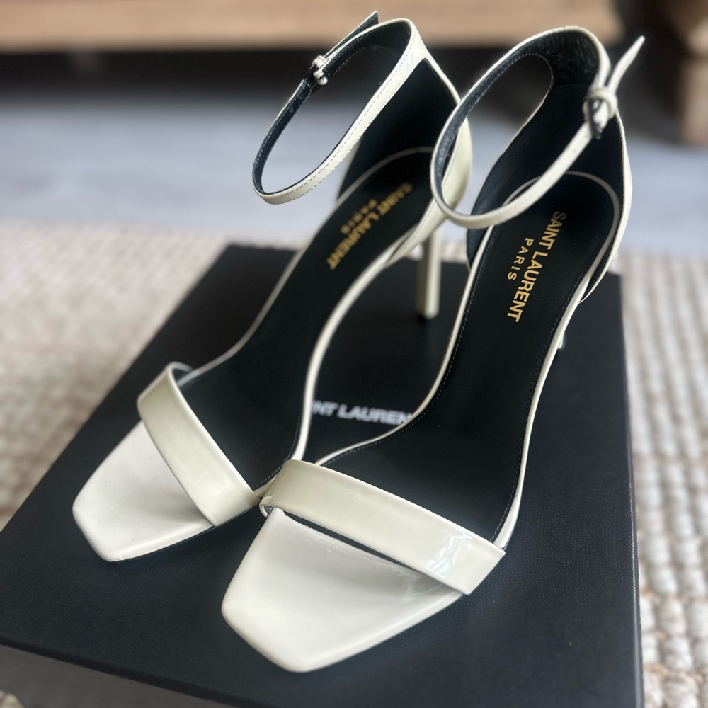 Saint Laurent Women's Cream Heels